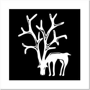 Natural Deer Posters and Art